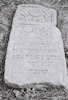 Photograph of: Jewish Cemetery in Vaslui - photos of 1969 : Tombstone.