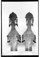 Photograph of: Torah finials.