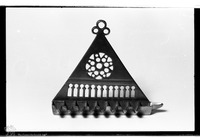Photograph of: Hanukkah lamp.