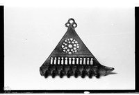 Photograph of: Hanukkah lamp.
