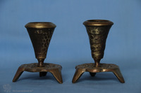 Photograph of: Candlesticks (Sabbath).