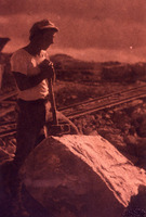 גדוד העבודה- המחצבה בכפר גלעדי.