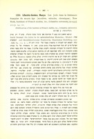 Manya Lifschitz-Golden, "Les Juifs dans la littérature française du moyen âge" (1935).