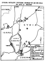Following the Syrian shellings on the Israeli settlements along the Lake Kineret, the Israeli AirForce silenced the Syrian positions.