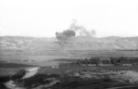 Following the heavy shelling on Israel territory, the IDF Air Force started bombing the Hamadyia area East of the Beit Shean Valey.