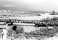 The Galille landscape with the Jordan River.