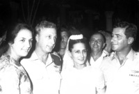 Wedding ceremony of Assaf and Yael Dayan, son and daughter of Moshe Dayan.