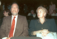 The Public Relations Association held a yearly meeting at the Mann Auditorium presenting Prizes for the best advertisment for the year 1987.