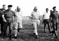 PM Levy Eshkol visited the Occupied territories in the West Bank.