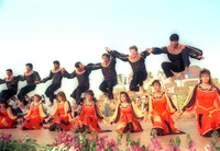 Celebrating the convention of the pupils who participted during the years in the Ben Shemen Agriculture School.