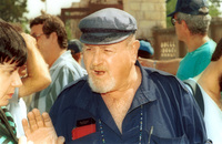 Funeral ceremony of writer Yair Horowicz.