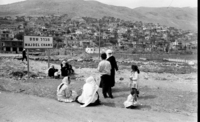 The road to Druze village Majdal Shams.