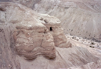 The Cumran Caves where the Scrolls were found.