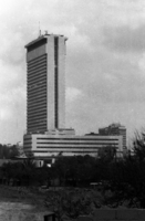 The highest building in the Middle East, the 32 store high the Migdal Shalom (Shalom Tower).