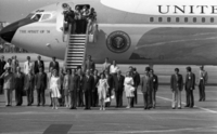 US President of State Richard Nixon arrived Israel for a four days visit.