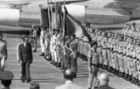 US President of State Richard Nixon arrived Israel for a four days visit.