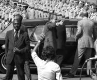 US President of State Richard Nixon arrived Israel for a four days visit.