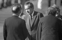 US President of State Richard Nixon arrived Israel for a four days visit.