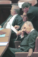 Swearing ceremony of the newly established Government in the Knesset.