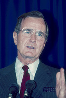 Deputy President of USA Geoge Bush arrived to Israel for a few days visit.