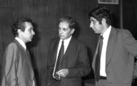 The main board of Bank Hapoalim, Tel Aviv (L>R) W Royan, W Geva, I.