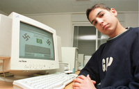 Zigdon Nir, a young computer hacker, destroyed an Iraqi WEB site which asked the searchers to kill Jews on their computer by clicking a button.