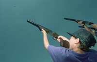 Downloading plates by shooting with a laser beam.