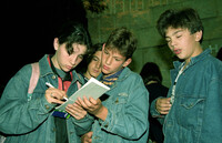 Thenths of children arrived to Israel from Yugoslavia escaping from the war.