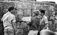 A group of settlers entered the first caravans of the new settlement Jonatan.