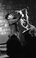 Clarnist Giora Feidman performing his Hassidic music played by klezmers.