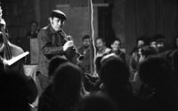 Clarnist Giora Feidman performing his Hassidic music played by klezmers.