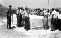 Memorial cermony for the tragic victims of the Hebron massacre in 1929.