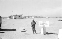 The UNEF military camp in Sinai.