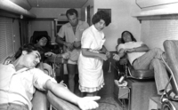 The Druze community donated blood for the Magen David Adom Blood Bank.
