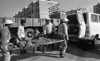תרגיל הגנה אזרחית התבצע בקריית מלאכי שבו השתתפו מכבי האש, המשטרה והג"א.