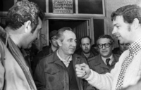 Shimon Peres visited the Alert Station at Um Hashiva in Sinai.