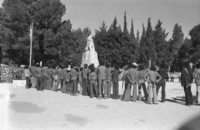 Studying the history of Israel at Tel Hai.