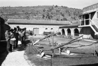 Studying the history of Israel at Tel Hai.