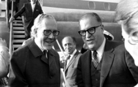 Danish foreign minister arrived to Israel.