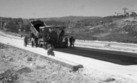 Enlarging the highway in the valley of Rehavya, Jerusalem.