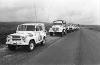 UNO Forces entering into Lebanon.