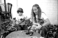 Abie Nathan organized an operation to destroy children toys which are any remind to real armament like mashne guns, guns etc.