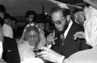Eli Yaroslawski married Rachel at Karnei Shomron.