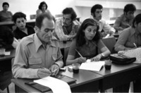 Lebanese teachers receiving education in Israel at Metula.