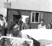 PM Menahem Begin visited the northern border with Lebanon.