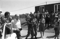 PM Menahem Begin visited the northern border with Lebanon.
