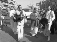 Harri Krishna in Tel Aviv.