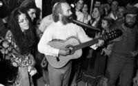 The Singing Rabbi, Shlomo Krlibach arrived in Israel.