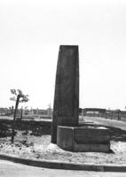 A monument to the Jewish community of Lodz, Poland is currently beeing erected in the Tel Aviv reginal cemetery in Holon.