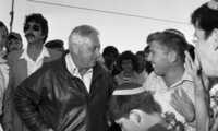 Minister for Agriculture Ariel Sharon visited today the new settlements in Samariya.